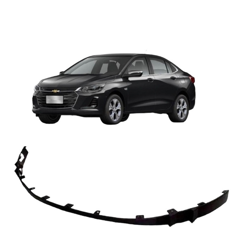 Acabamento Bigode Defletor inferior Parachoque dianteiro Onix Plus Premier Gm