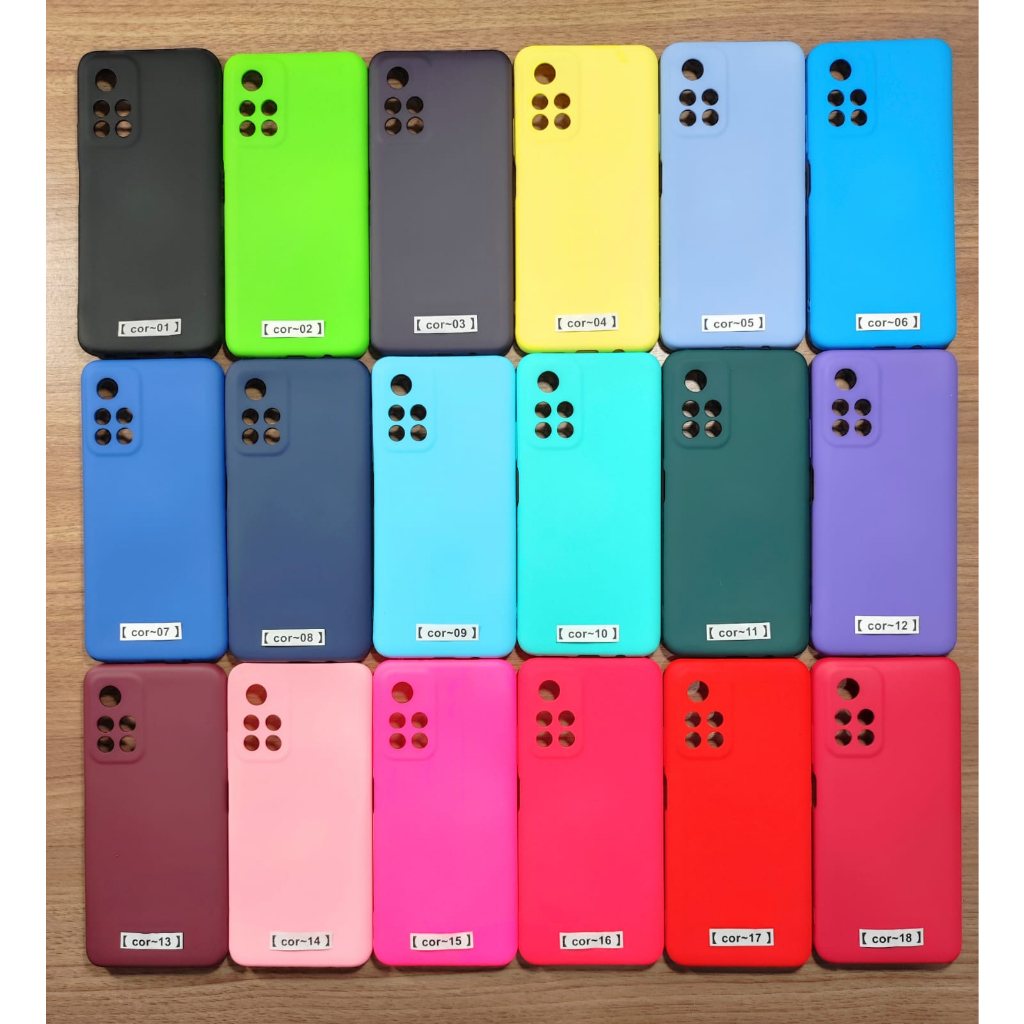Capa Capinha Anti impacto Para Redmi  Note 11 11S 5G / Poco M4 Pro 5G - Com Interior Aveludado de Silicone 021XM CP 021
