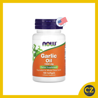 Garlic Oil 1500mg (100 Cápsulas) - Now Foods em Oferta na Shopee