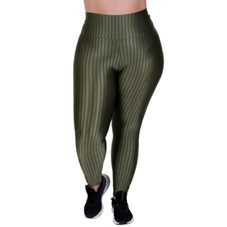 Calça Plus Size de Academia Moda Fitness Feminina Bella da Serra Legging 3D Cintura Alta Laura em Oferta na Shopee