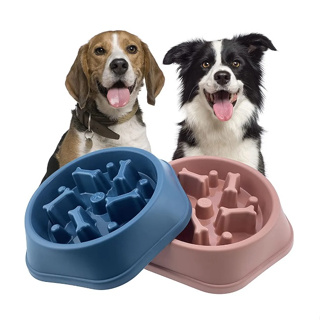 Comedouro Lento de Plástico para Cães e Gatos - Tigela Funcional para Pets - Cachorro em Oferta na Shopee
