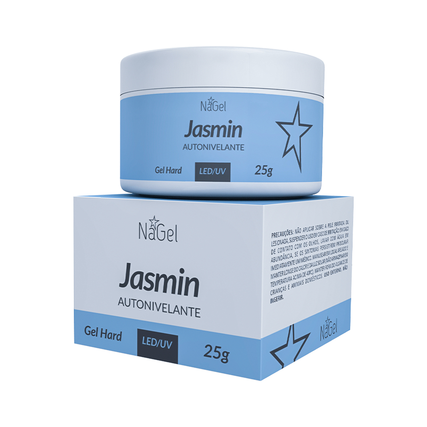 GEL DE UNHA JASMIN 25g - Nagel Alongamentos de Unhas com Anvisa