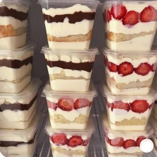 🧁 20un Pote Quadrado 250ml com Tampa Prafesta – Bolo no Pote, Sobremesa, Doces e Gelatina em Oferta na Shopee