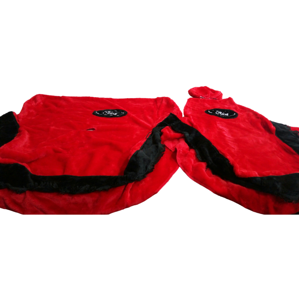 kit CAPA SOFÁ cama + PAINEL + CORTINA 3 PÇS LOGO PELUCIA FORD 815 CARGO