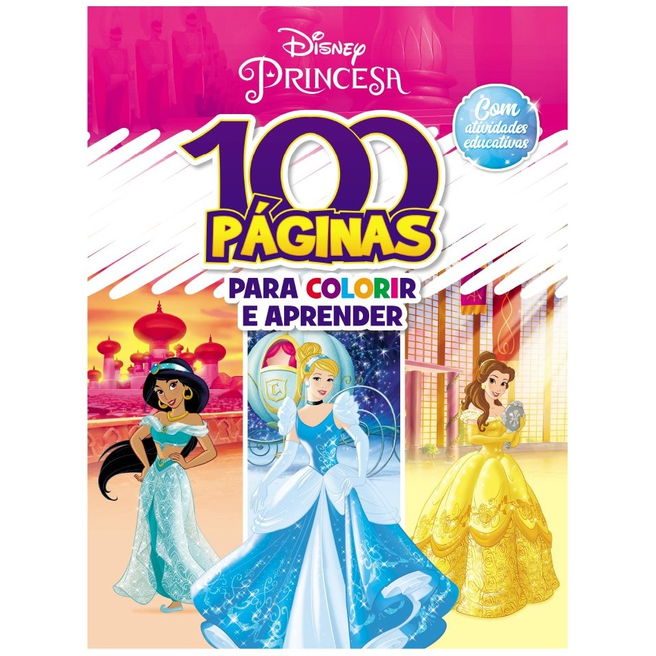 Livro Colorir 100 Páginas para Colorir Personagens Disney e Marvel & Diversos