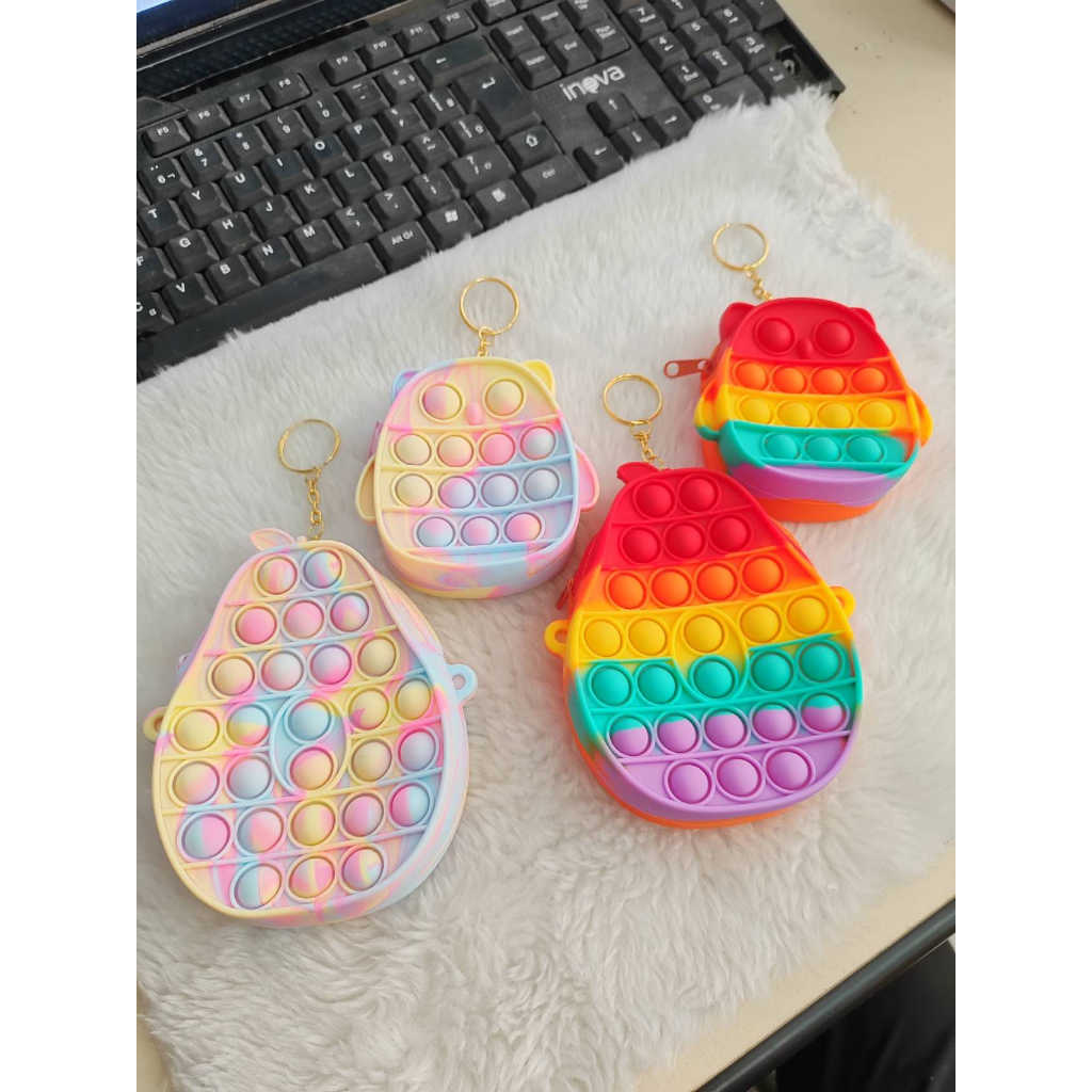 Pop It Modelo Bolsinha Porta-Moedas De Silicone- PRONTA ENTREGA