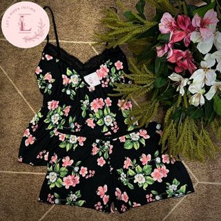 Kit com 12 conjuntos de Baby Doll (pijama feminino de malha fria)