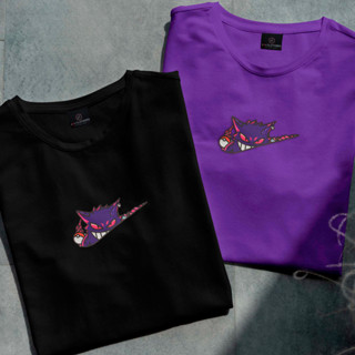 Camiseta "GENGAR" BORDADA - 100% ALGODÃO