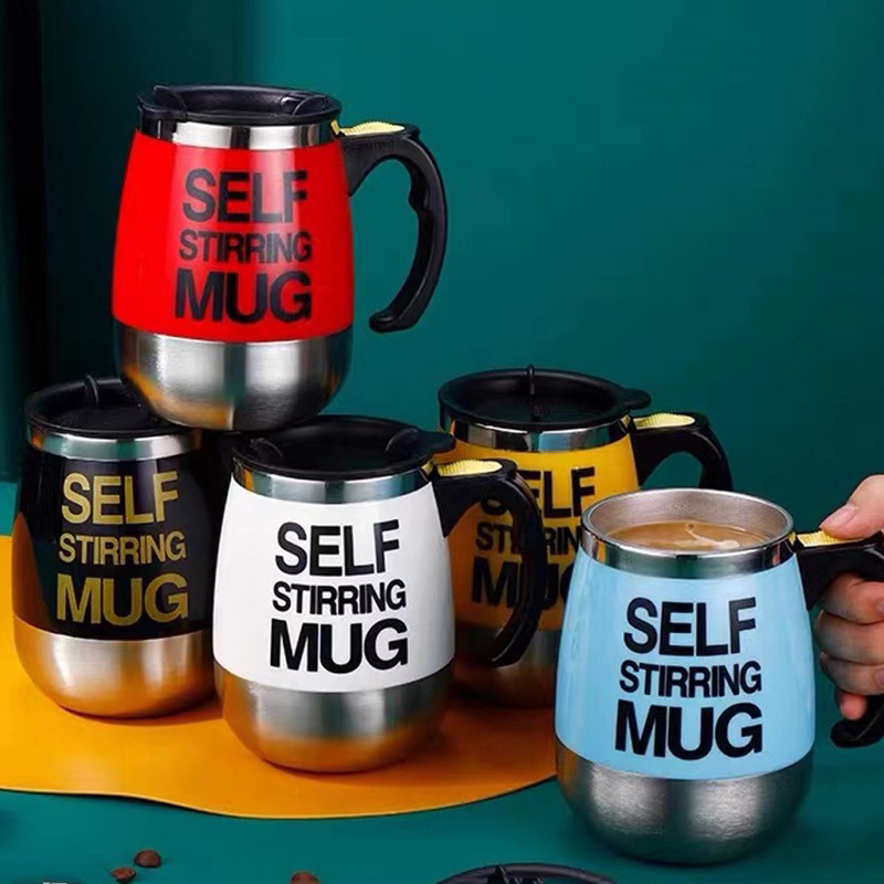 Caneca Magnética Automática Mixer Em Aço P/ Café Chá Nescau+ pilhas