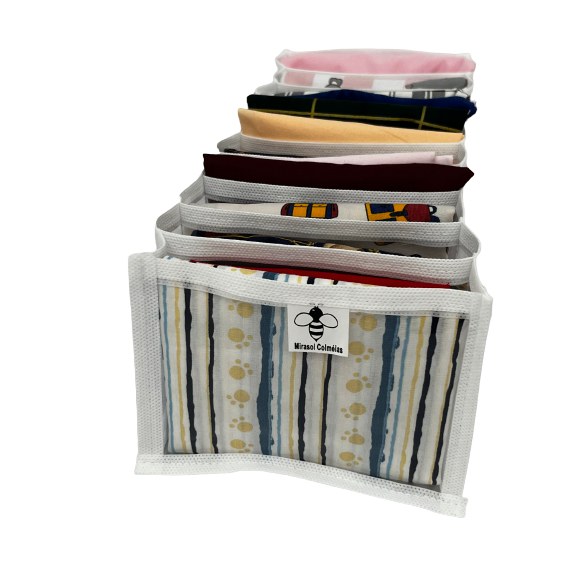 Kit 15 und. de Colmeia organizadora de gaveta 11x16x40.