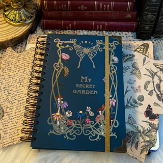 Diário/ caderno artesanal A5 Meu Jardim Secreto em Oferta na Shopee