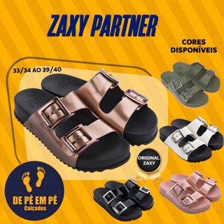 Sandália Feminina Zaxy Partner Birken III Slide Feminino tamanco