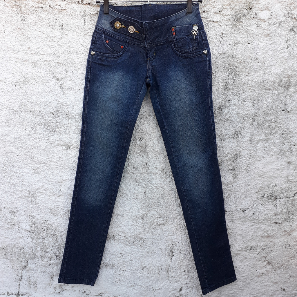 [USADA] Calça jeans slim feminina Empório - Tam. 36