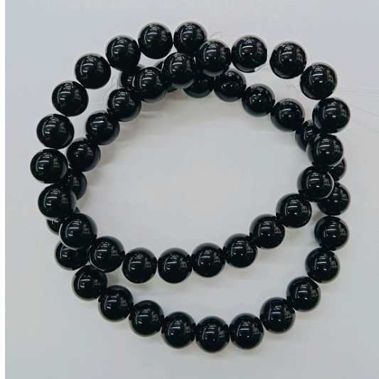 Fio de pedra natural  Onix 8MM - 94 unidades.