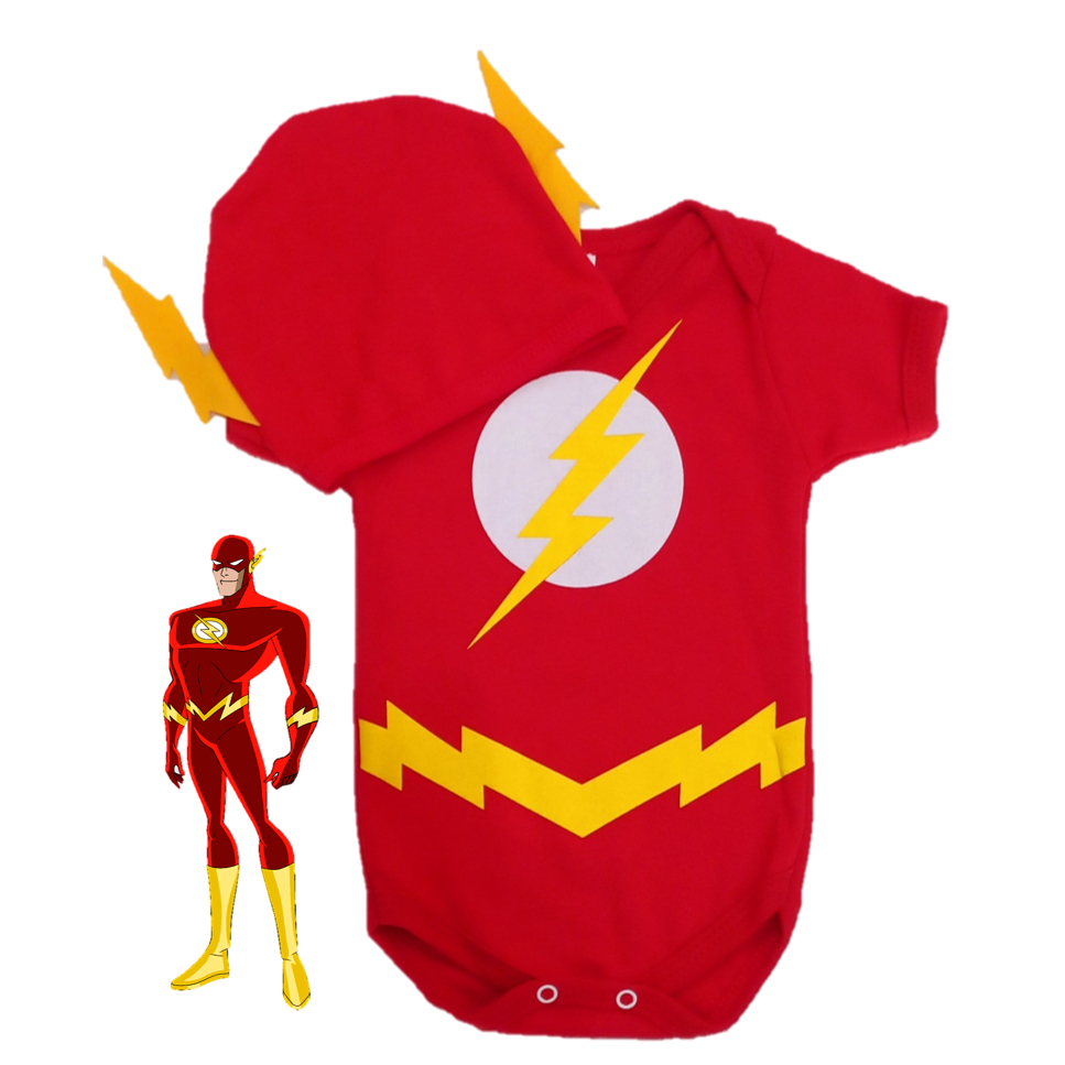 Body Bebê Do Flash Body + Touca Temático Mesversario Fantasia em Oferta na Shopee