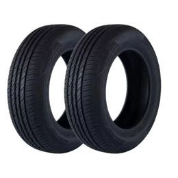 Kit 2 Pneu Aro 15 - 195/55 R15 Remold Linha Premium  Com Selo do Inmetro Pneus