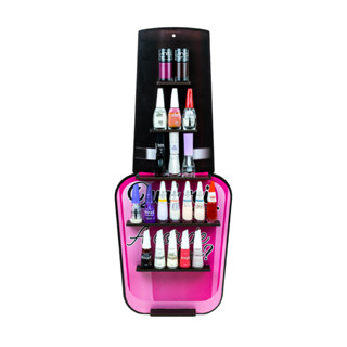 Porta esmalte expositor manicure prateleira mdf