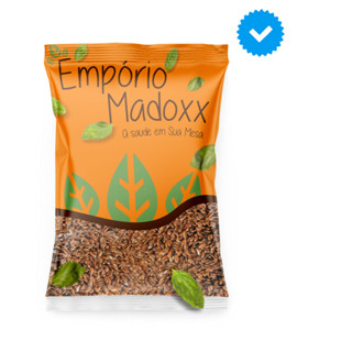 semente de LINHAÇA MARROM limpa 1KG Pura qualidade premium