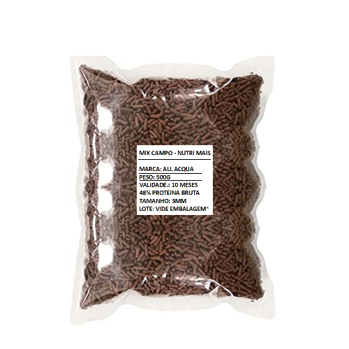 Ração De Fundo 1kg Para Peixe Carnivoro E Onivoro Peixes Bigodudos Polipterus Cat Fish Cascudos