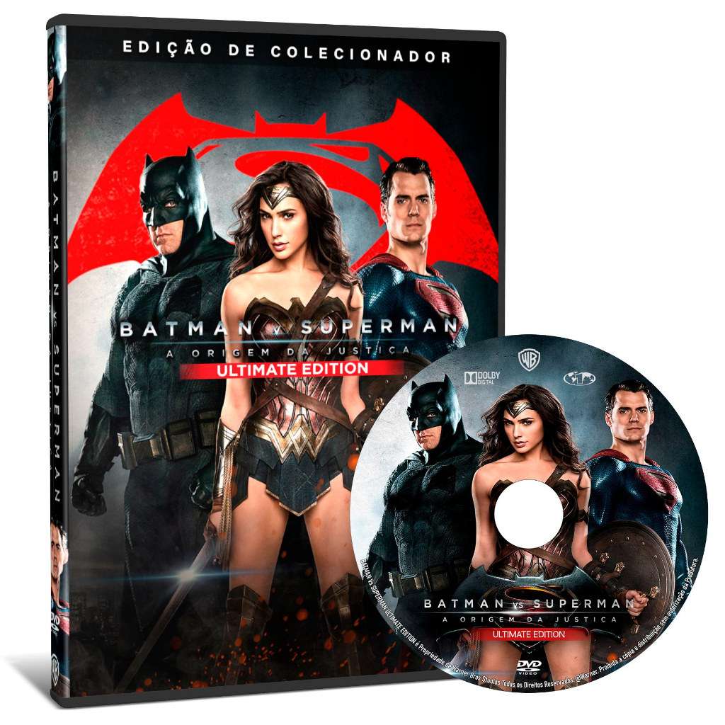 DVD Batman vs Superman: A Origem da Justiça (Ultimate Edition) (2016)