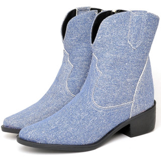 Bota Country Dubuy Feminina Western Jeans 1701FG
