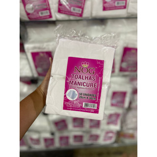 TOALHA MANICURE COM 50 UNIDADES NOG 20CMX30CM