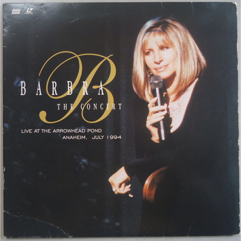 Ld LaserDisc Barbra Streisand 1994 The Concert, Imp. Usa