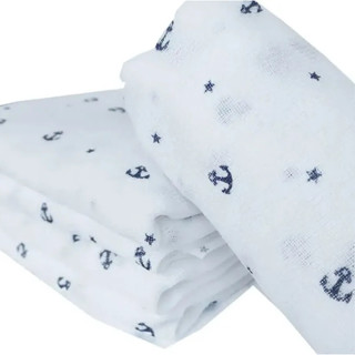 Fralda Estampada Menino Âncora 100% algodão SEGUNDA LINHA Cremer em Oferta na Shopee