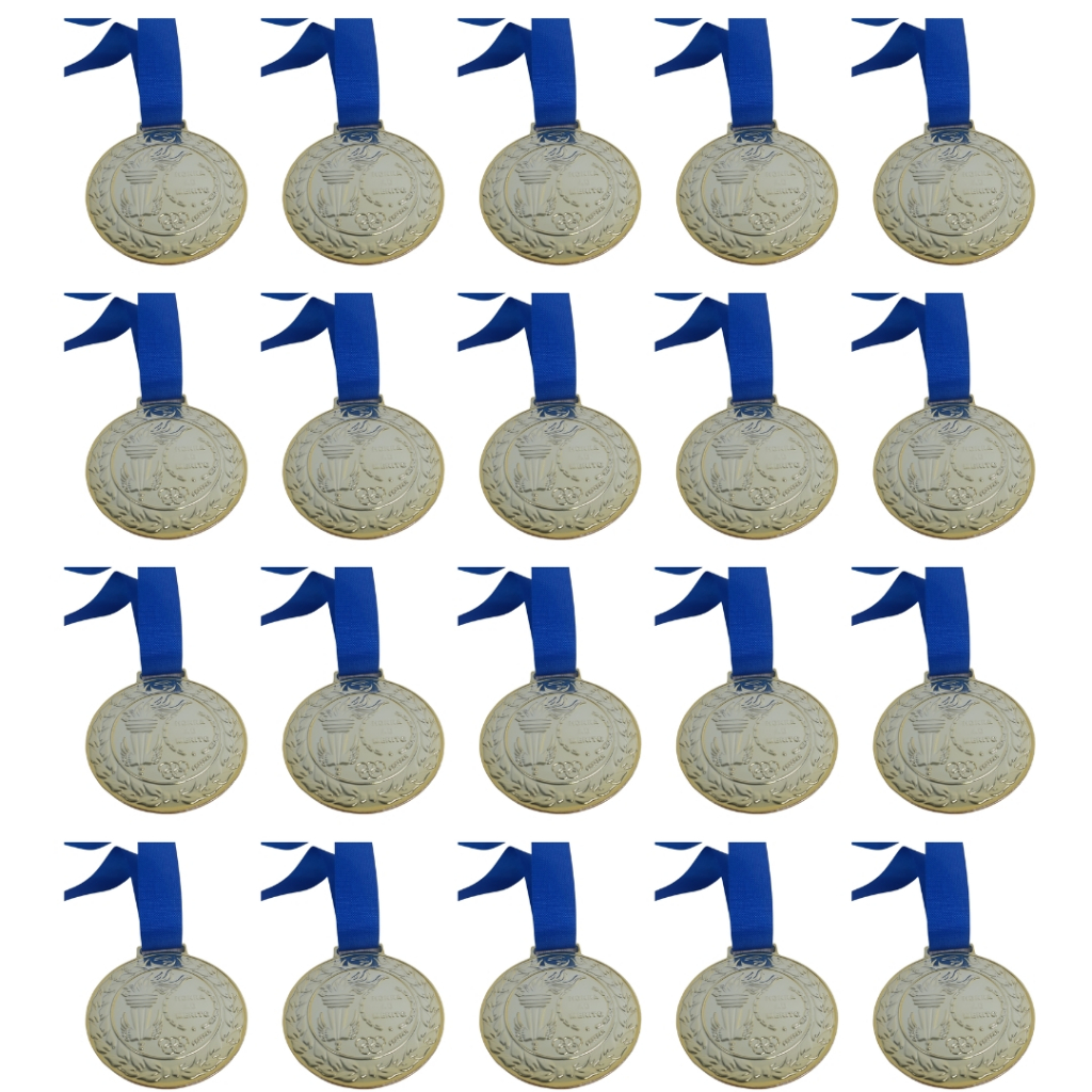 Kit C/20 Medalhas de Ouro Prata ou Bronze Honra ao Merito C/Fita 950