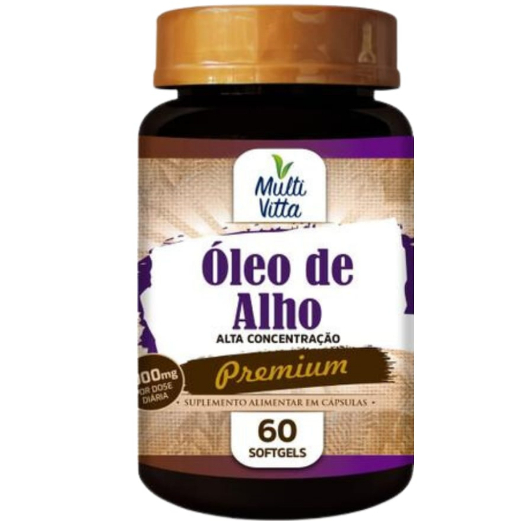 Oleo de alho 60 caps multivitta