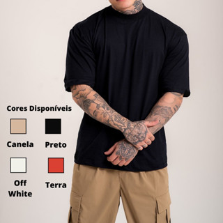 Camiseta Oversized Steetwear Padrão Americano 100% Algodão Premium
