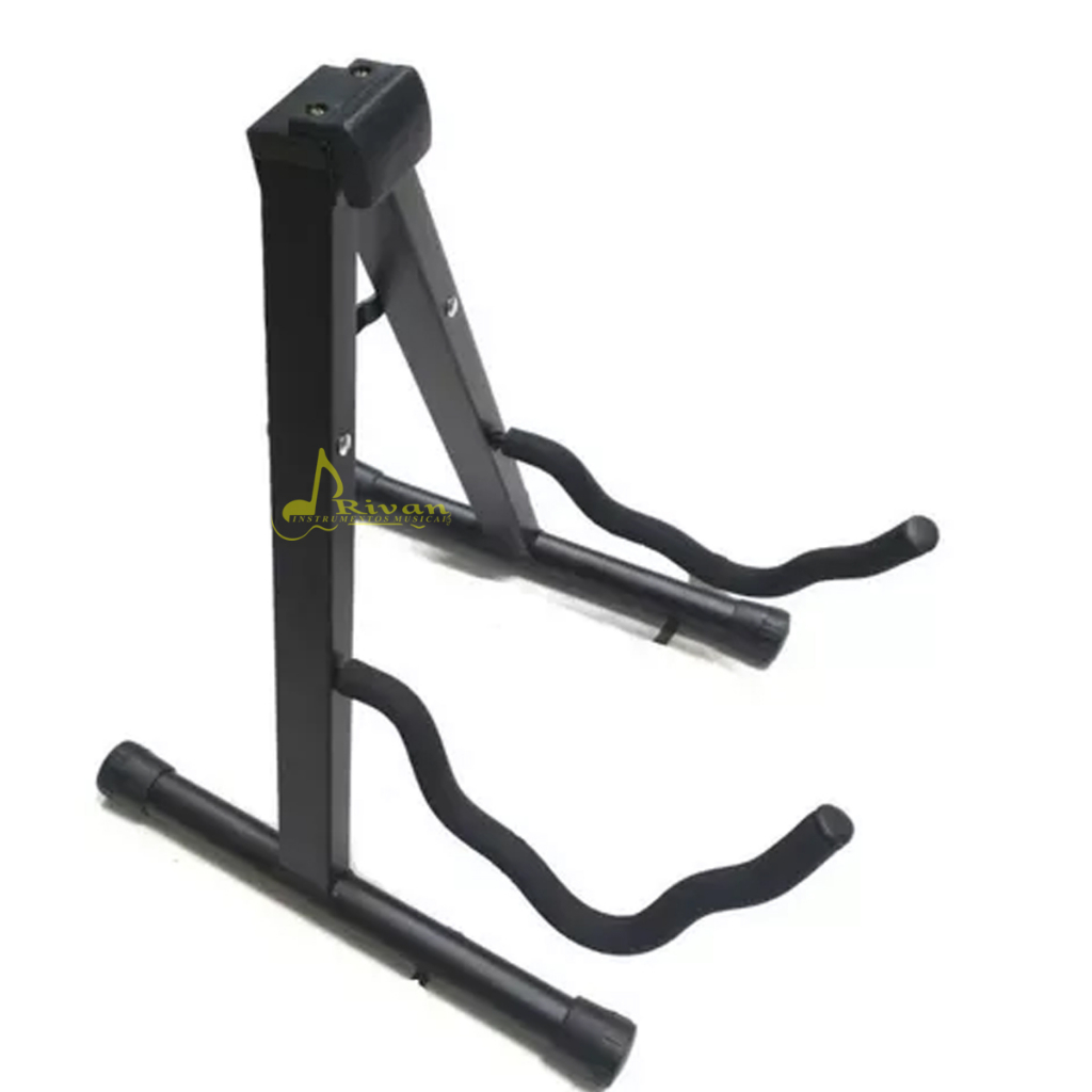 Suporte Triangular de Chão Pedestal Dobrável para Violao Guitarra e Viola TGL01