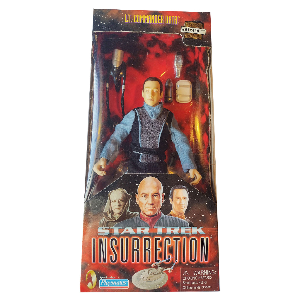 STAR TREK JORNADA NAS ESTRELAS BONECO LT COMMANDER DATA INSURRECTION