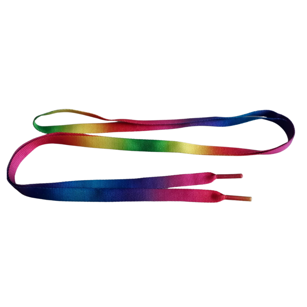 1 Par Cadarço Colorido Tie Dye, Fruta Cor, pode ser usado em tenis, cabelo, bermuda e blusão em Oferta na Shopee