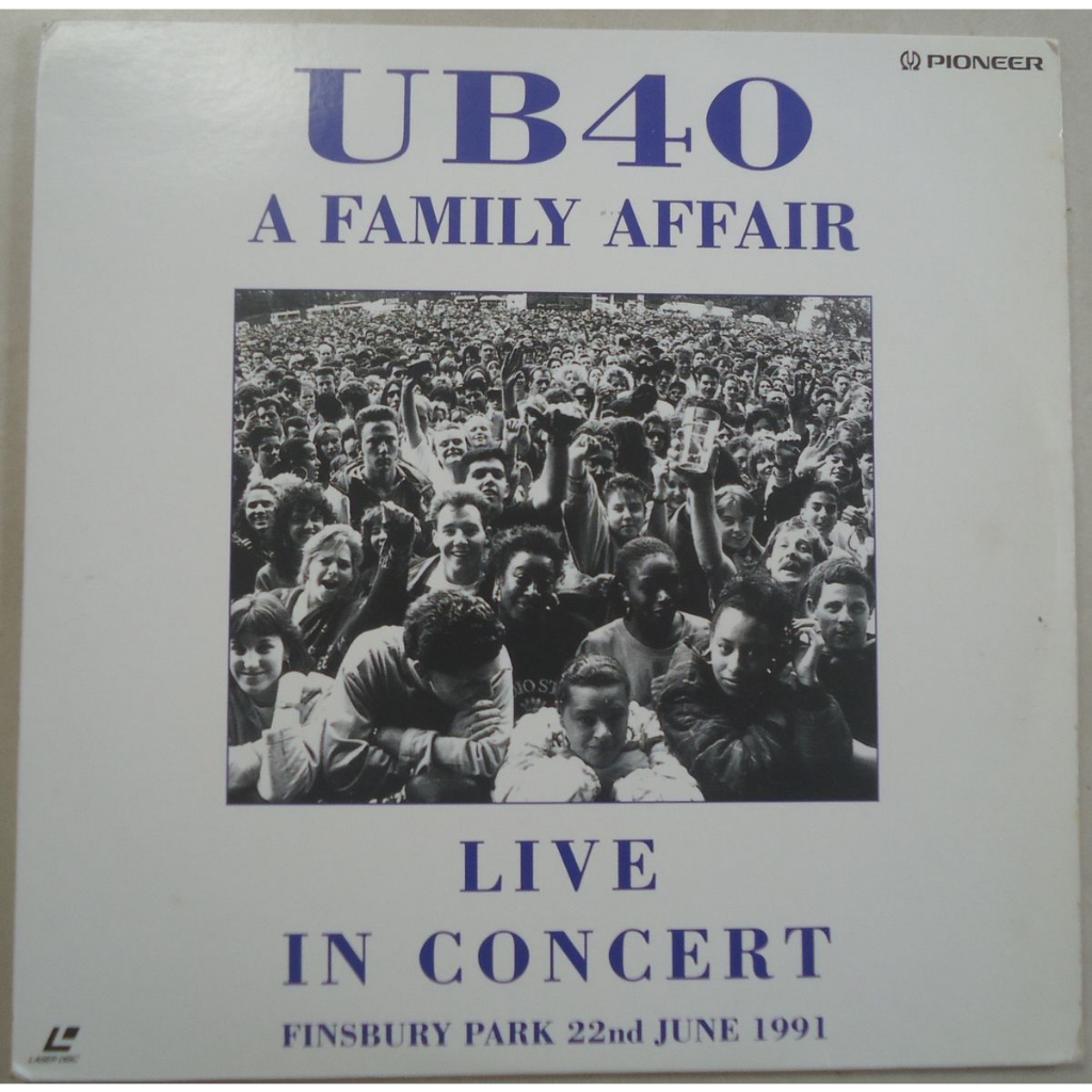 Ld LaserDisc Ub40 1992 A Family Affair Live In Concert, Importado Japão
