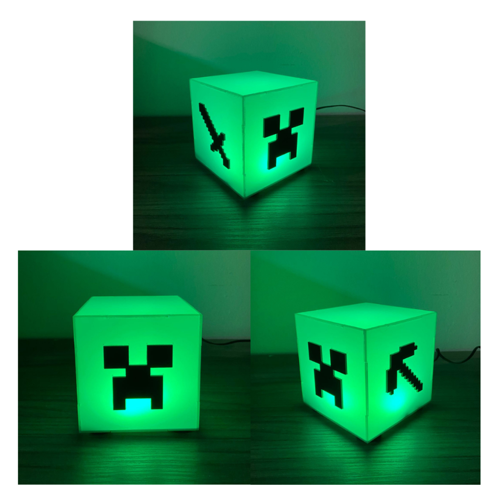 Abajur Minecraft - Comprar com Melhor Preço em Iluminação