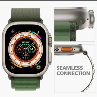 Pulseira De Laço Alpino Para Relógio Apple Ultra Série 8 SE 7 6 5 4 3 2 1 iWatch 41mm 40mm 38mm Acessórios
