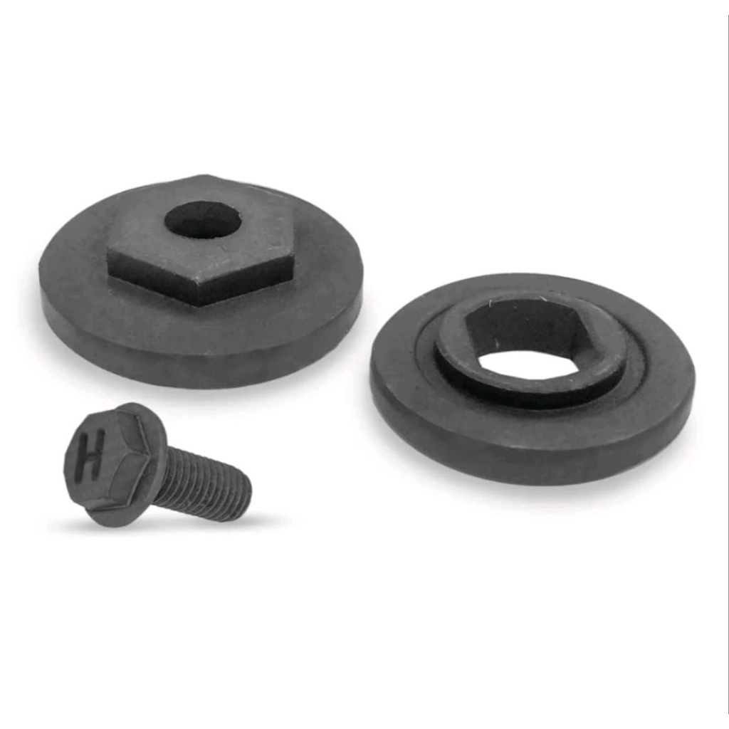 Jogo de Flanges Interna e Externa Com Parafuso M7 para Serra Mármore Hitachi Verde Cm4st Cm4sb em Oferta na Shopee