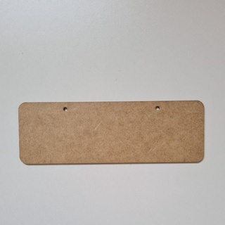 Kit com 10 Placas 24x8 com cantos arredondados e furos em Oferta na Shopee