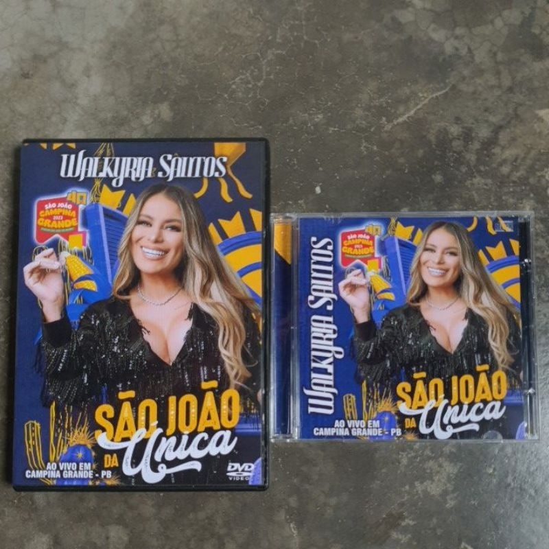 CD e DVD Walkyria Santos Ao vivo em Campina Grande