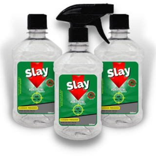 KIT Slay Mata Barata Percevejo de Cama Formiga Aranha Mosca Cupim Carrapato e Até Escorpião