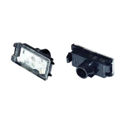 Lanterna de Placa Fiat 500 2012> Conector Redondo - Lado Esquerdo