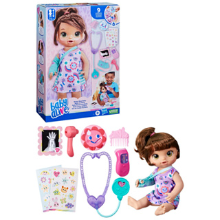 Boneca Baby Alive Hora da Consulta Morena - Hasbro F7536 em Oferta na Shopee