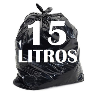 Saco de lixo 15 Litros pacote com 100 unidades Direto da fábrica