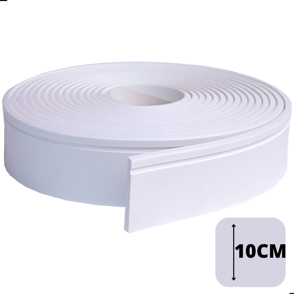 Roda Pé Autocolante Boiserie Roda Meio 10cm 16 Metros 10c1