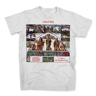 Camiseta Algodao Jorge Ben Jor A Tabua de Esmeralda MPB Musica Nacional Unissex