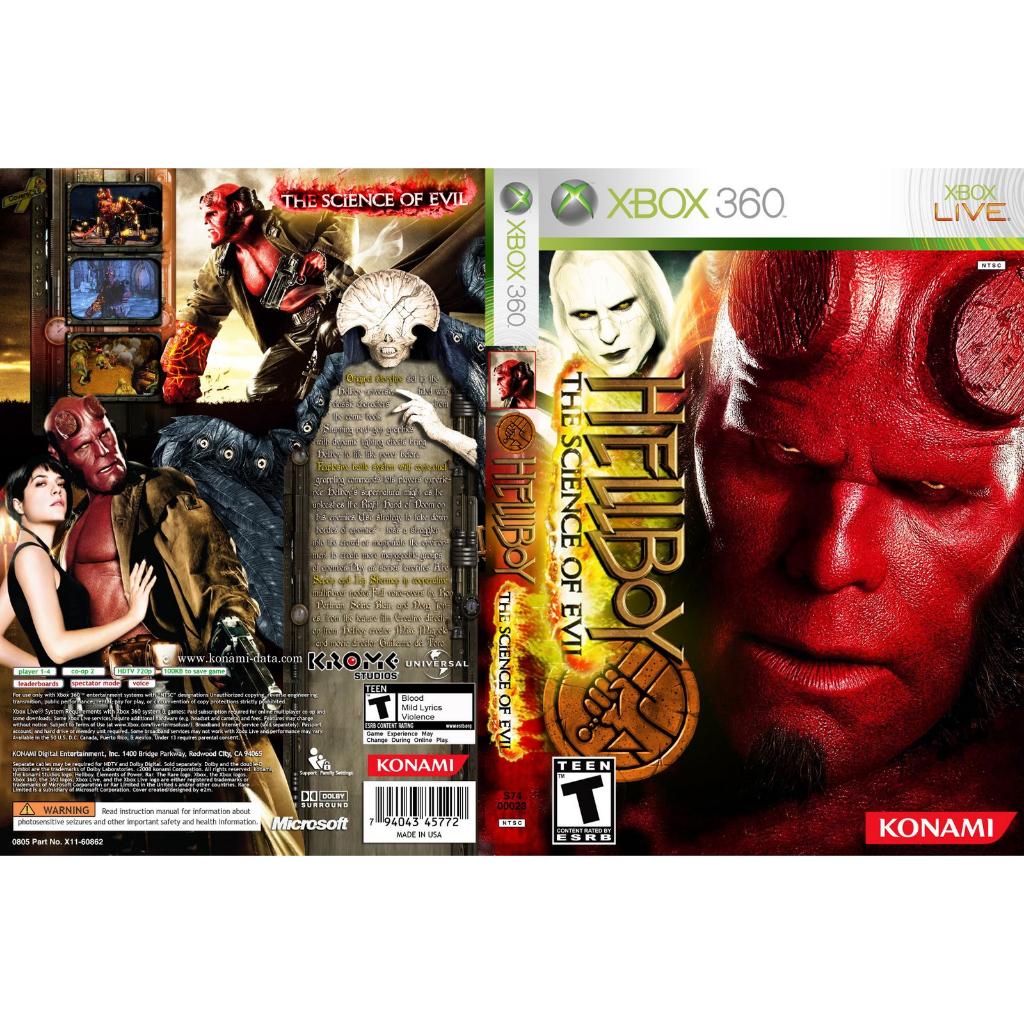 Hellboy The Science of Evil P/ XBOX360 (LTU/LT/JTAG/RGH)