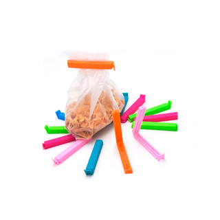 Clips Fecha Fácil Prendedor Fecha Embalagens Sacos Lacre Kit C/12 Clips Dolce Home em Oferta na Shopee