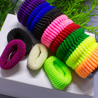 Kit 100 Elásticos Xuxinhas Rabicós de Cabelo Pequeno Feminino Rabo