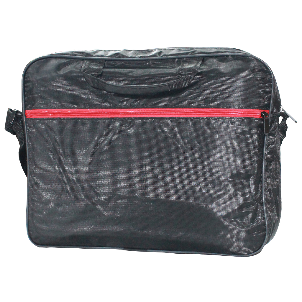 Bolsa Pasta Maleta Notebook 15,6" Nylon Preta - Vermelha